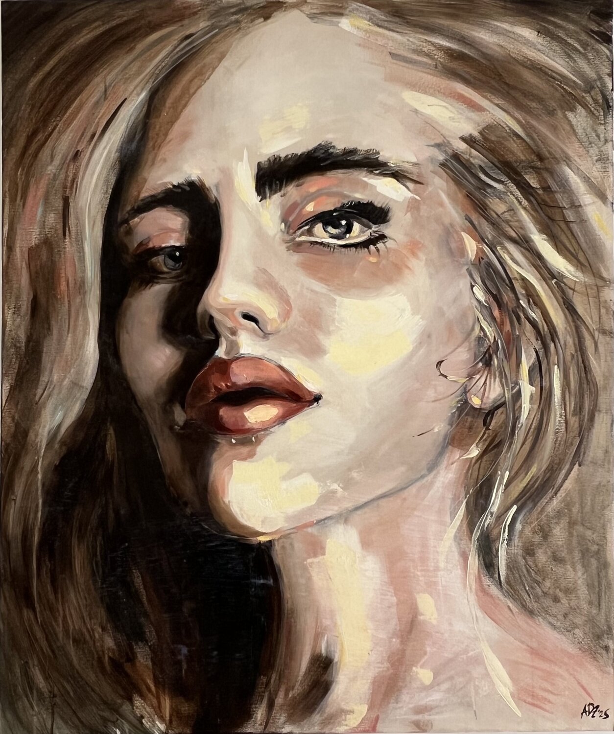 Autumn glam Annika Dzerve Original painting for sale