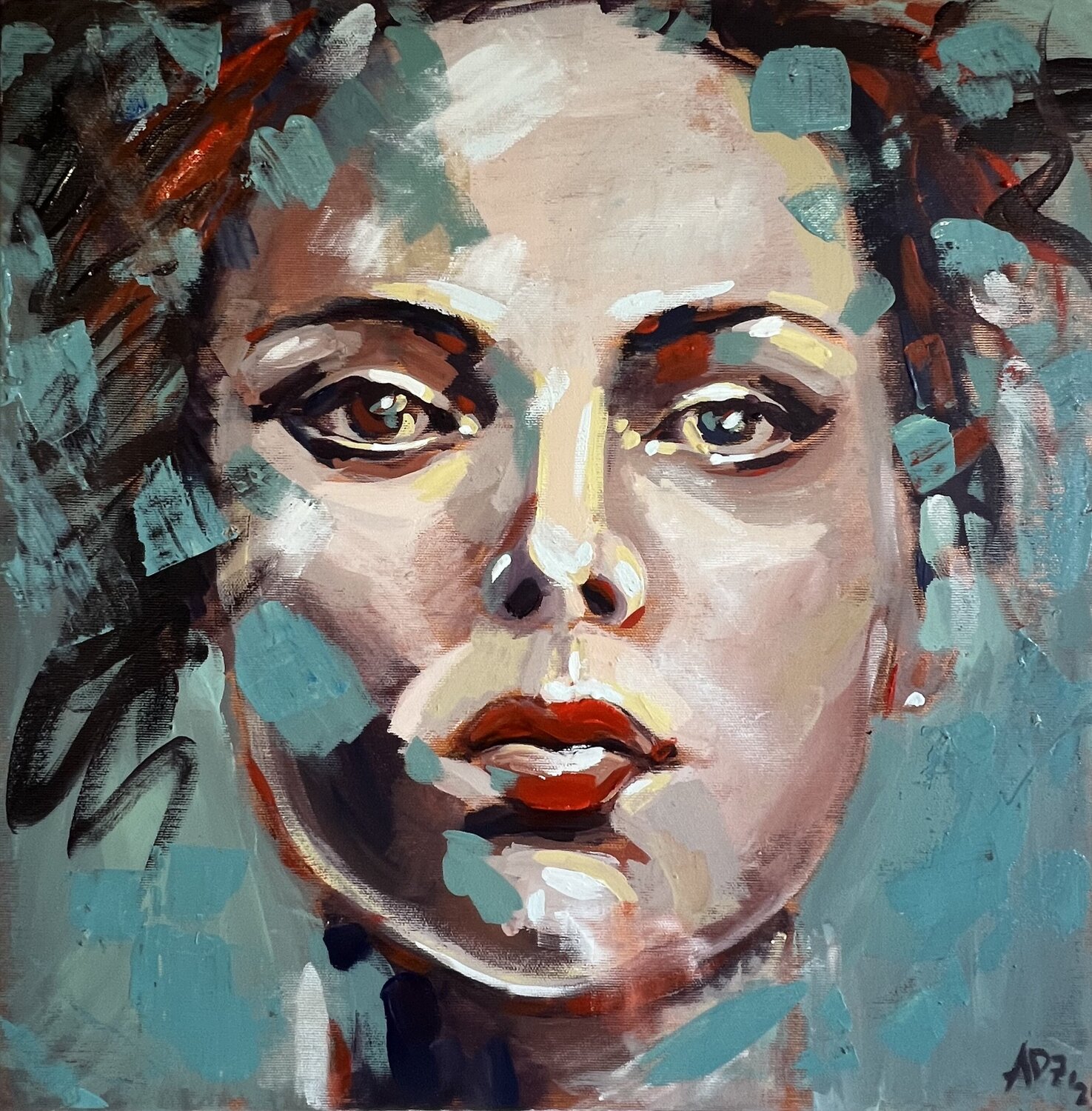 Bold Annika Dzerve Original painting for sale