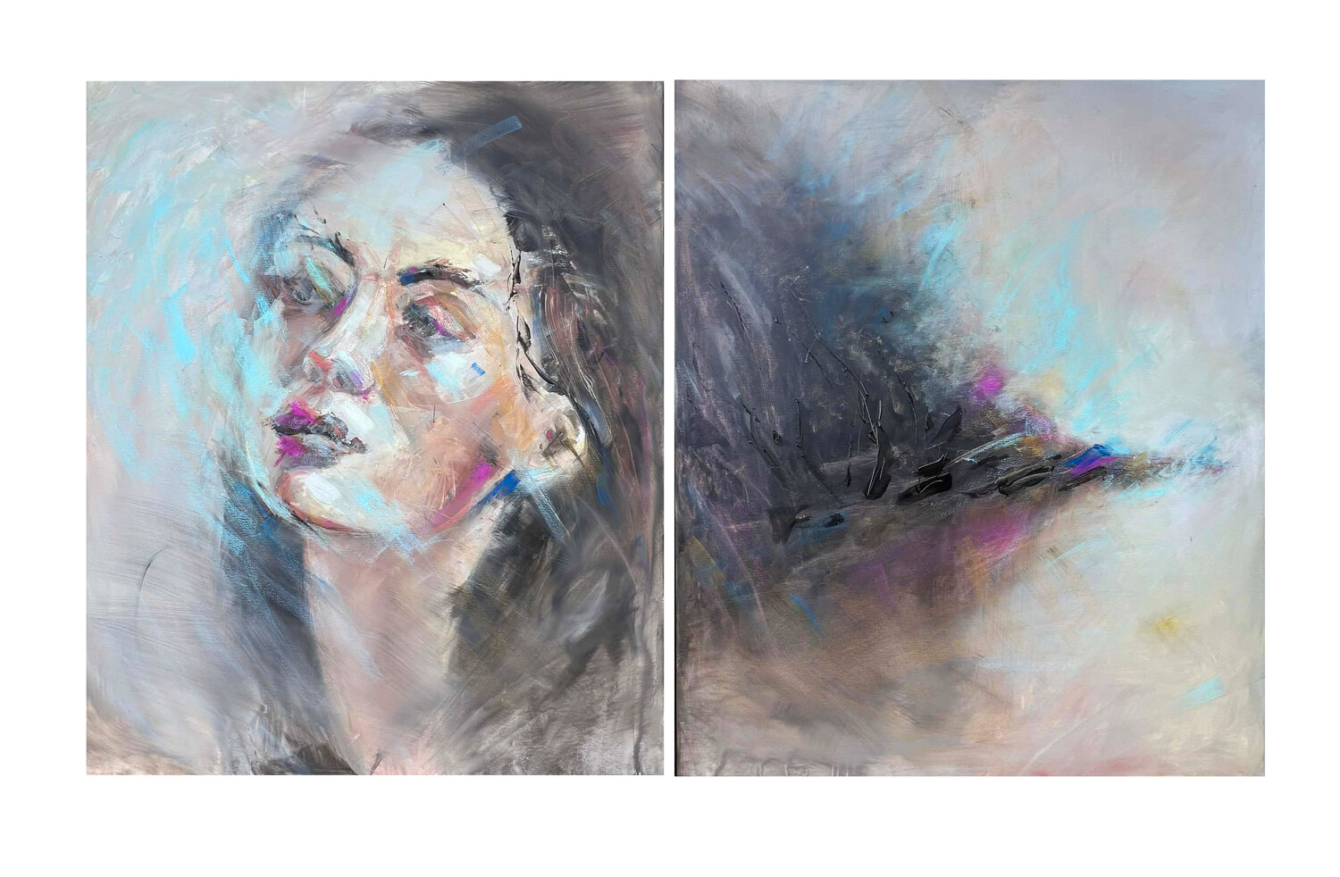 Latent heat Annika Dzerve Original painting for sale