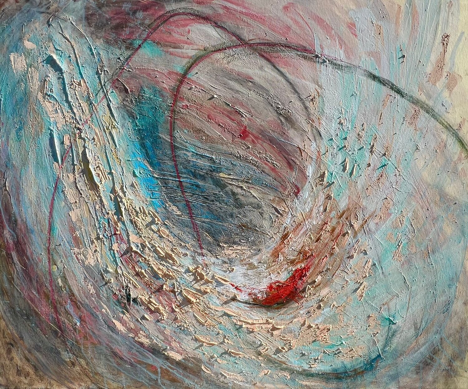 Phase n° 02 activation Annika Dzerve Original painting for sale