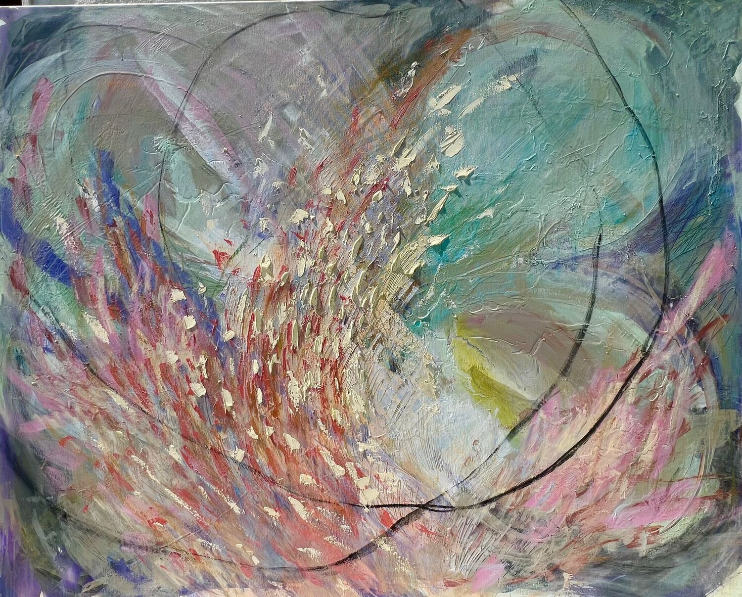 Phase n°04 Overload Annika Dzerve Original painting for sale