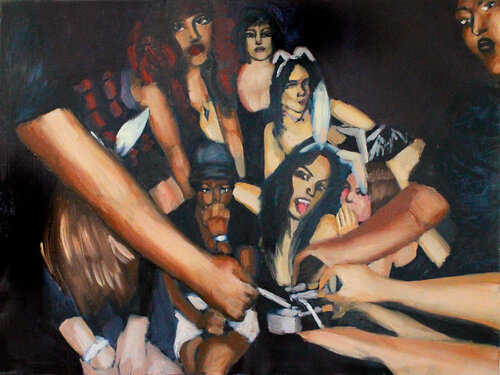 Last Friday Night by Nabila Ayu Aviani, Painting for Sale on Select