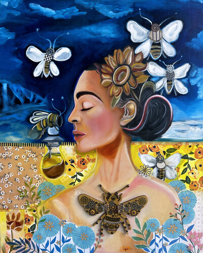 The Beekeeper von Evelyn Sutton, Malerei kaufen auf Select