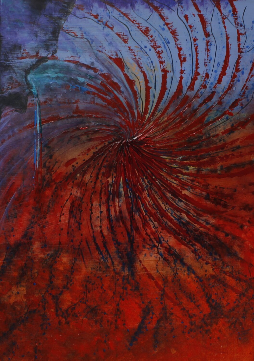 "Non Ritorno" Delta Rensi Original painting for sale
