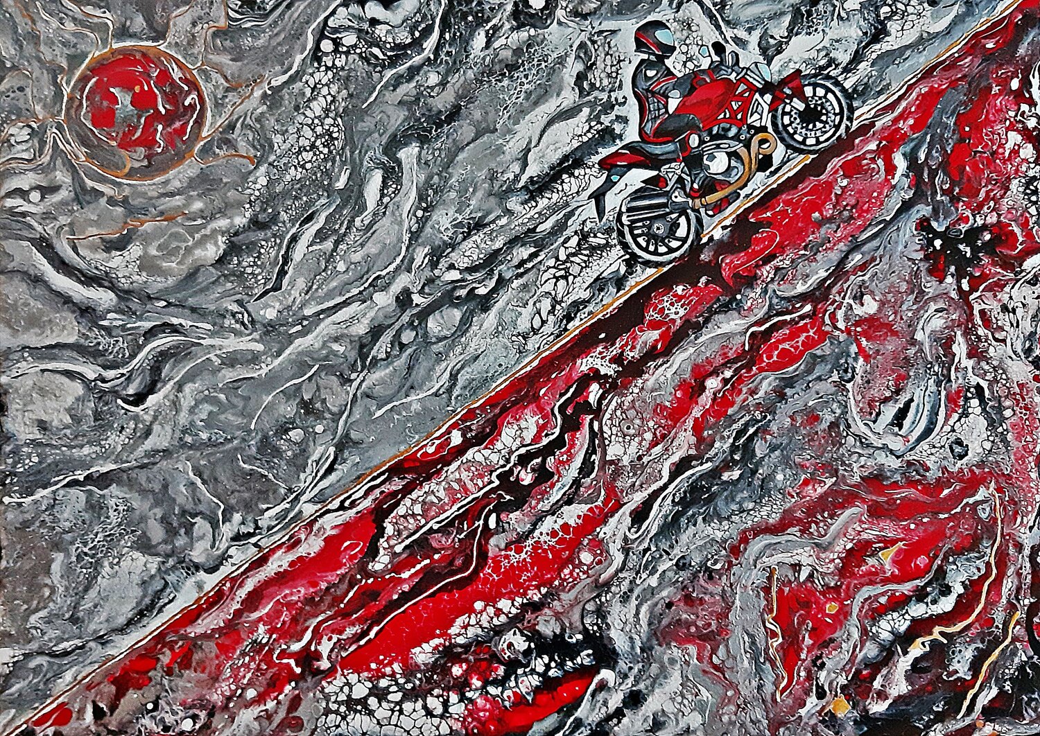 Move Up Maria Elena Di Lascio Original painting for sale