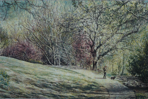 Early Spring by Marie Pascal, Drawing for Sale on Select