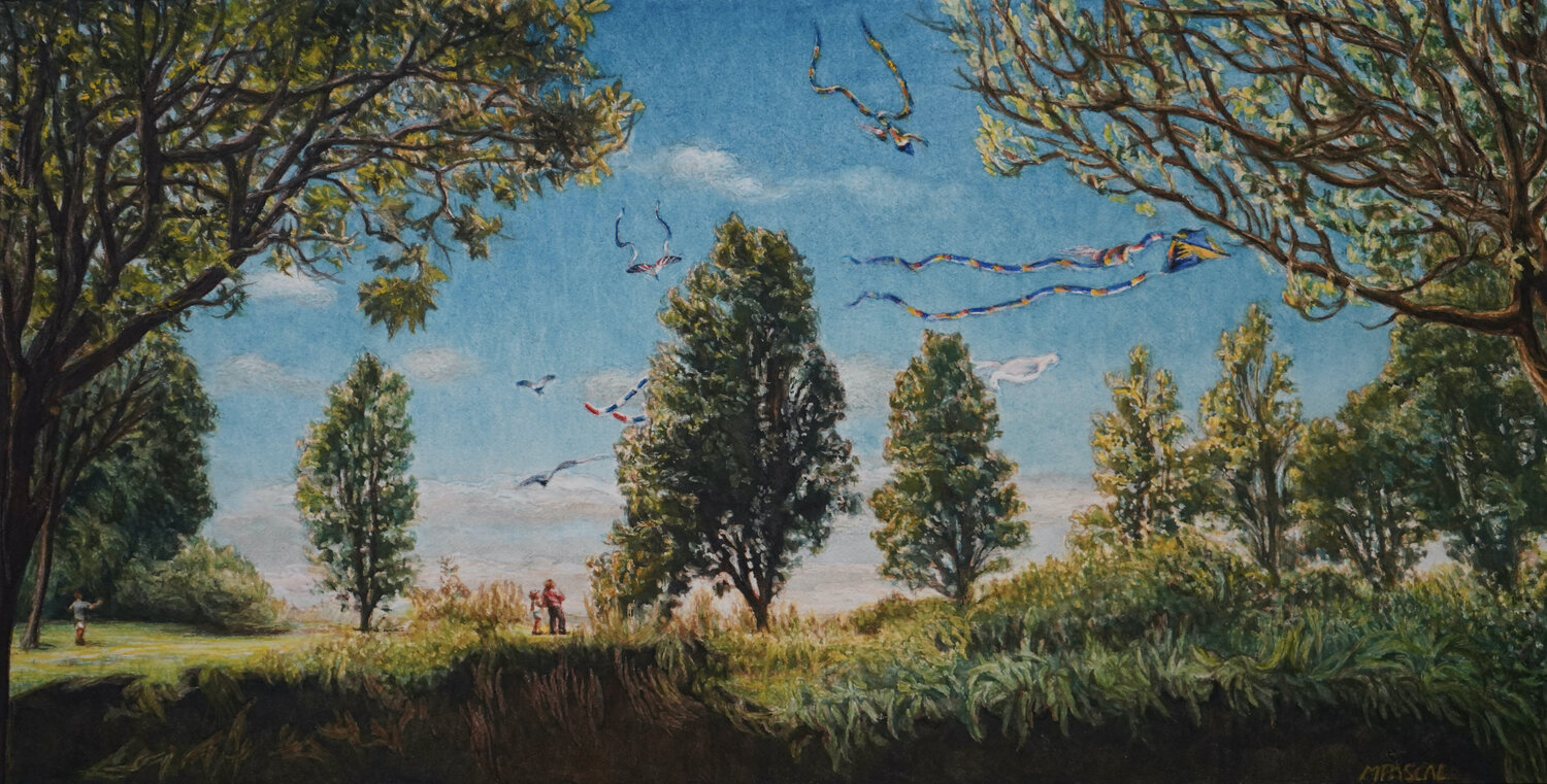 Windy Day Marie Pascal Drawing for sale