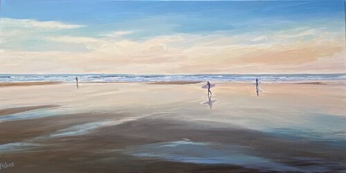 Fin de session by Conchi Artero, Painting for Sale on Select