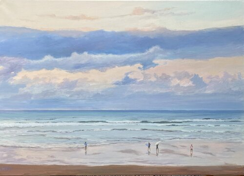 Silencio Azul by Conchi Artero, Painting for Sale on Select