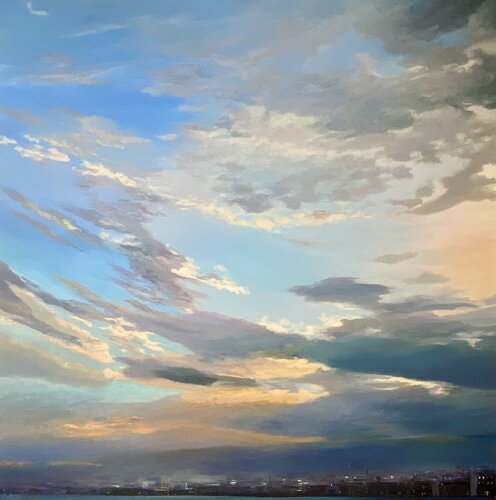 Crepúsculo urbano by Conchi Artero, Painting for Sale on Select