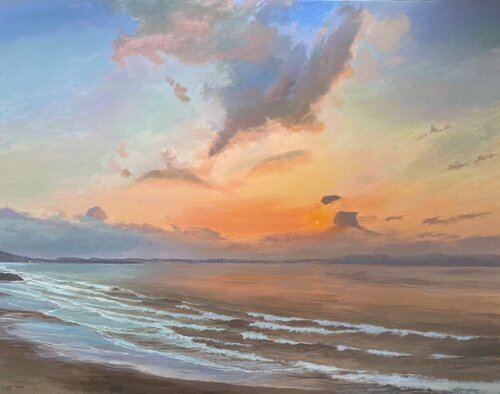 "Paz al caer la tarde" by Conchi Artero, Painting for Sale on Select