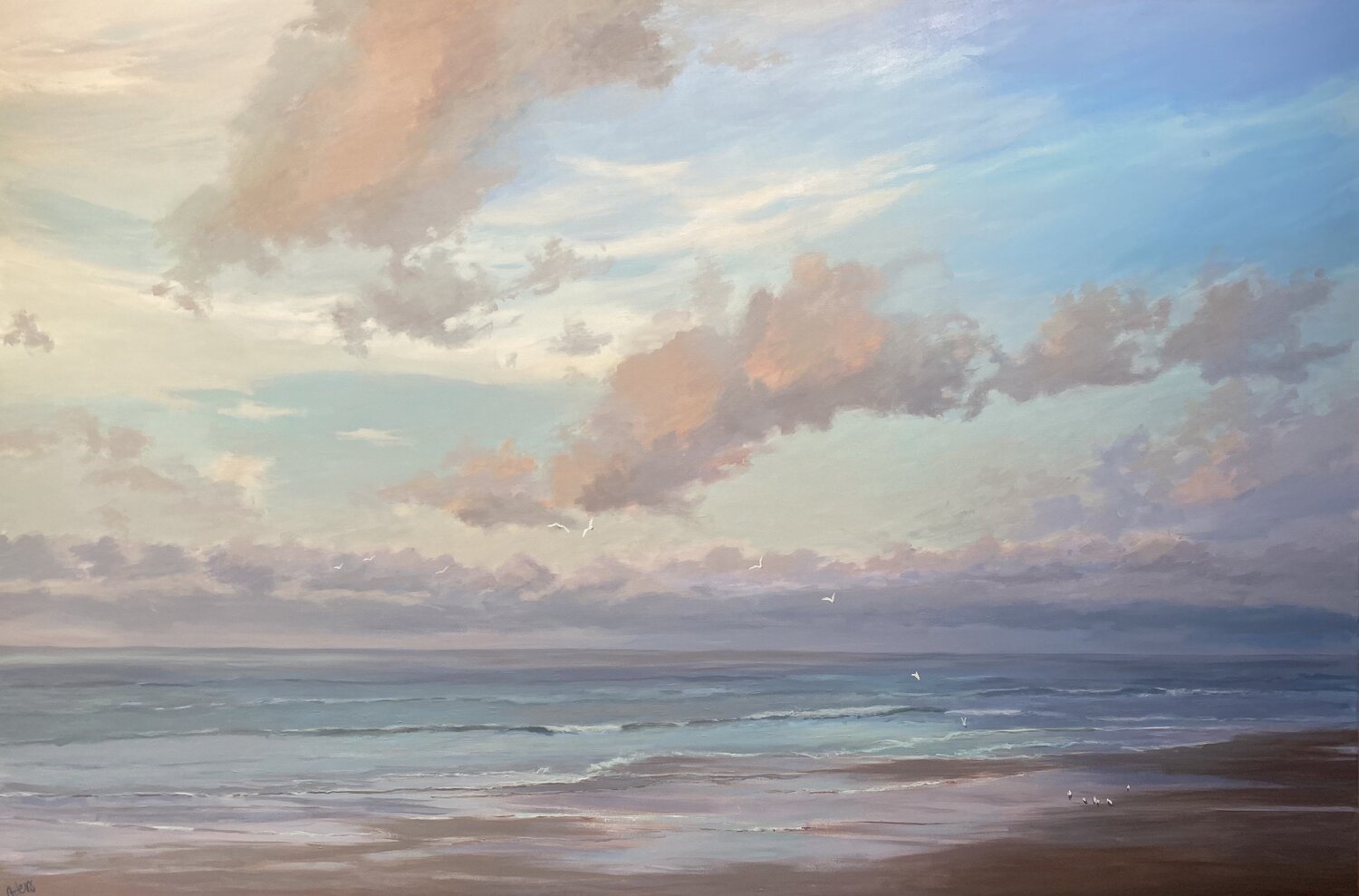 La orilla del cielo Conchi Artero Original painting for sale