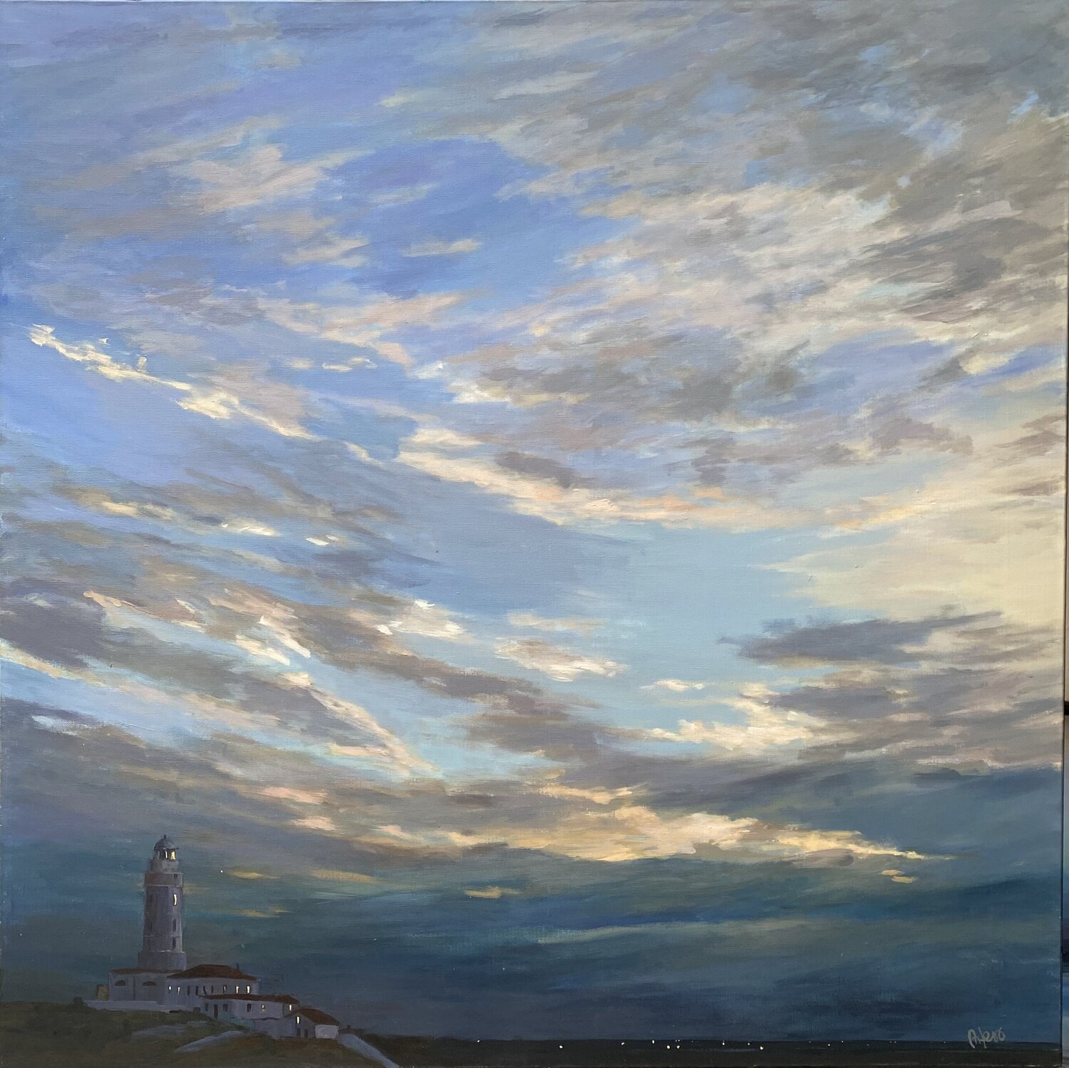 El Faro Conchi Artero Original painting for sale