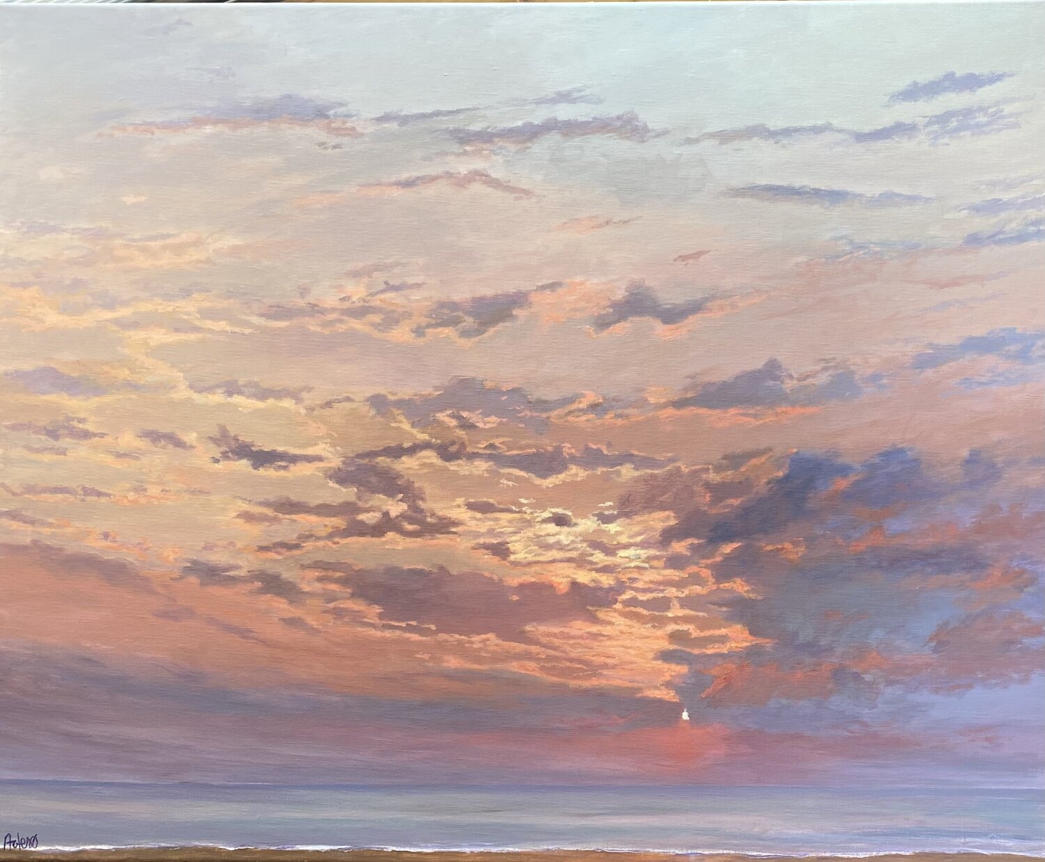 "Un instante antes de la noche" Conchi Artero Original painting for sale