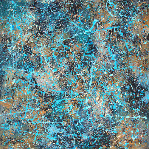 A Mysterious Background by Nancy Eckels, Painting for Sale on Select