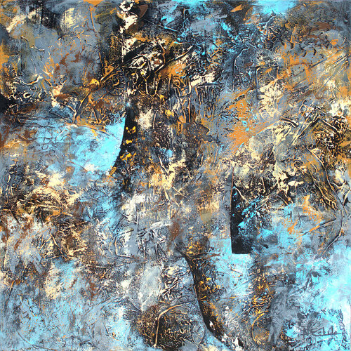 Mysterious Moon by Nancy Eckels, Painting for Sale on Select