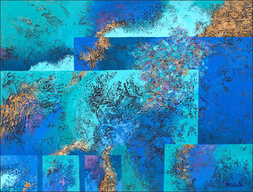 Tropical Layers by Nancy Eckels, Painting for Sale on Select