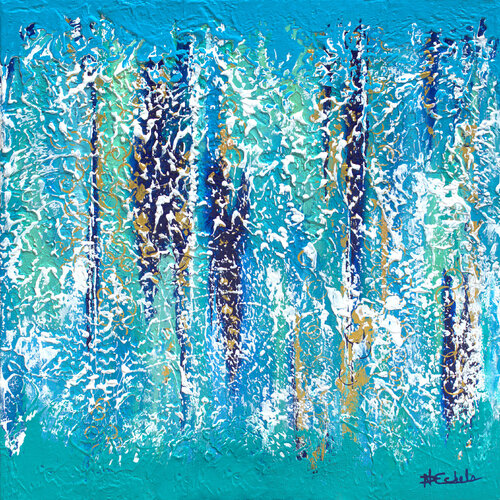 Vertical Splash von Nancy Eckels, Malerei kaufen auf Select