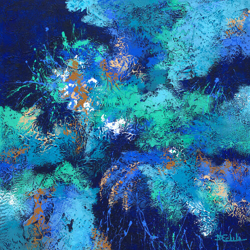 Splash and Splatter by Nancy Eckels, Painting for Sale on Select