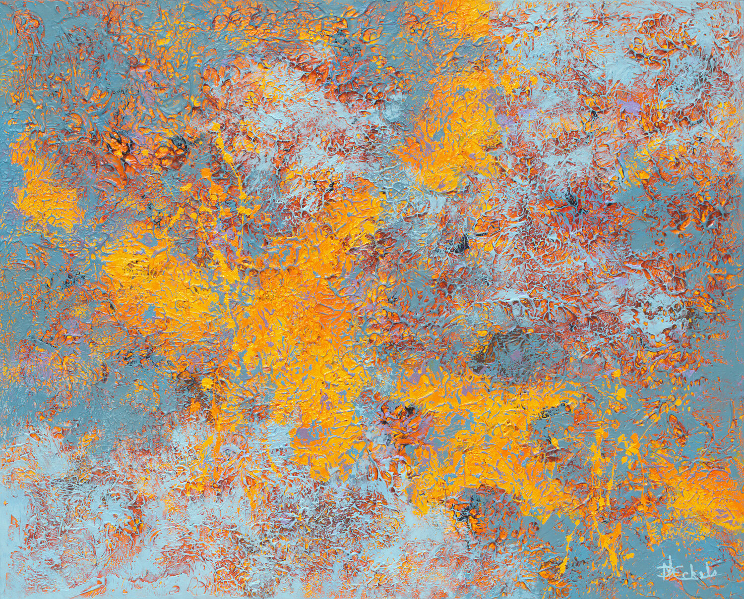 Barely Contained Nancy Eckels Original painting for sale