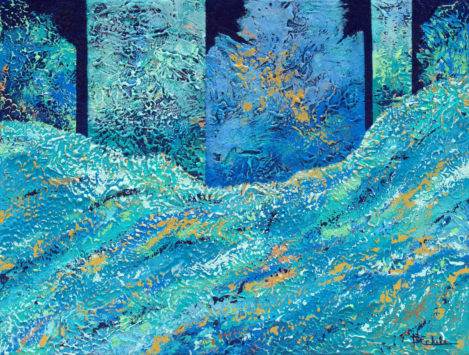 More Than Half Full Nancy Eckels Original painting for sale