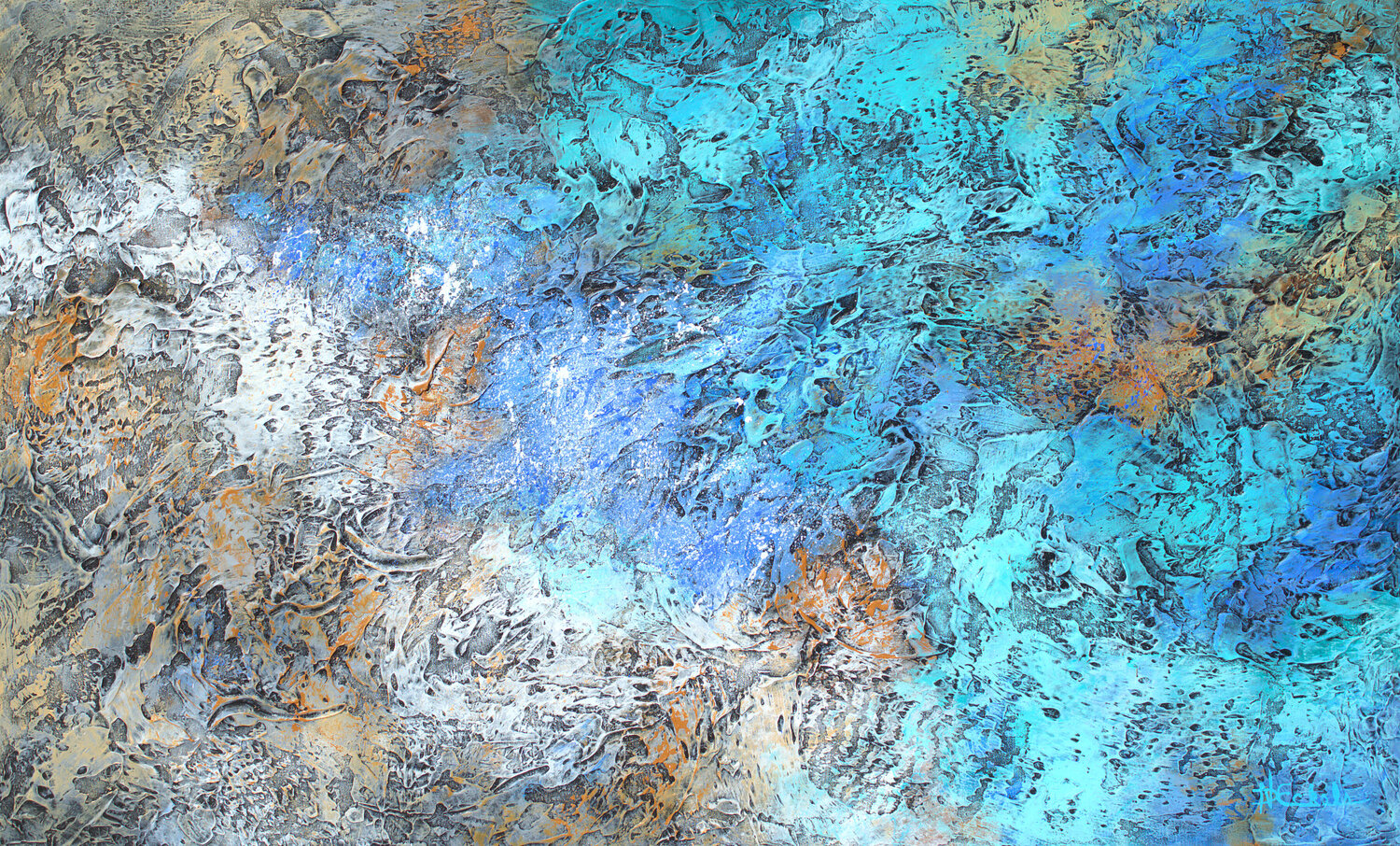Ocean's Edge Nancy Eckels Original painting for sale