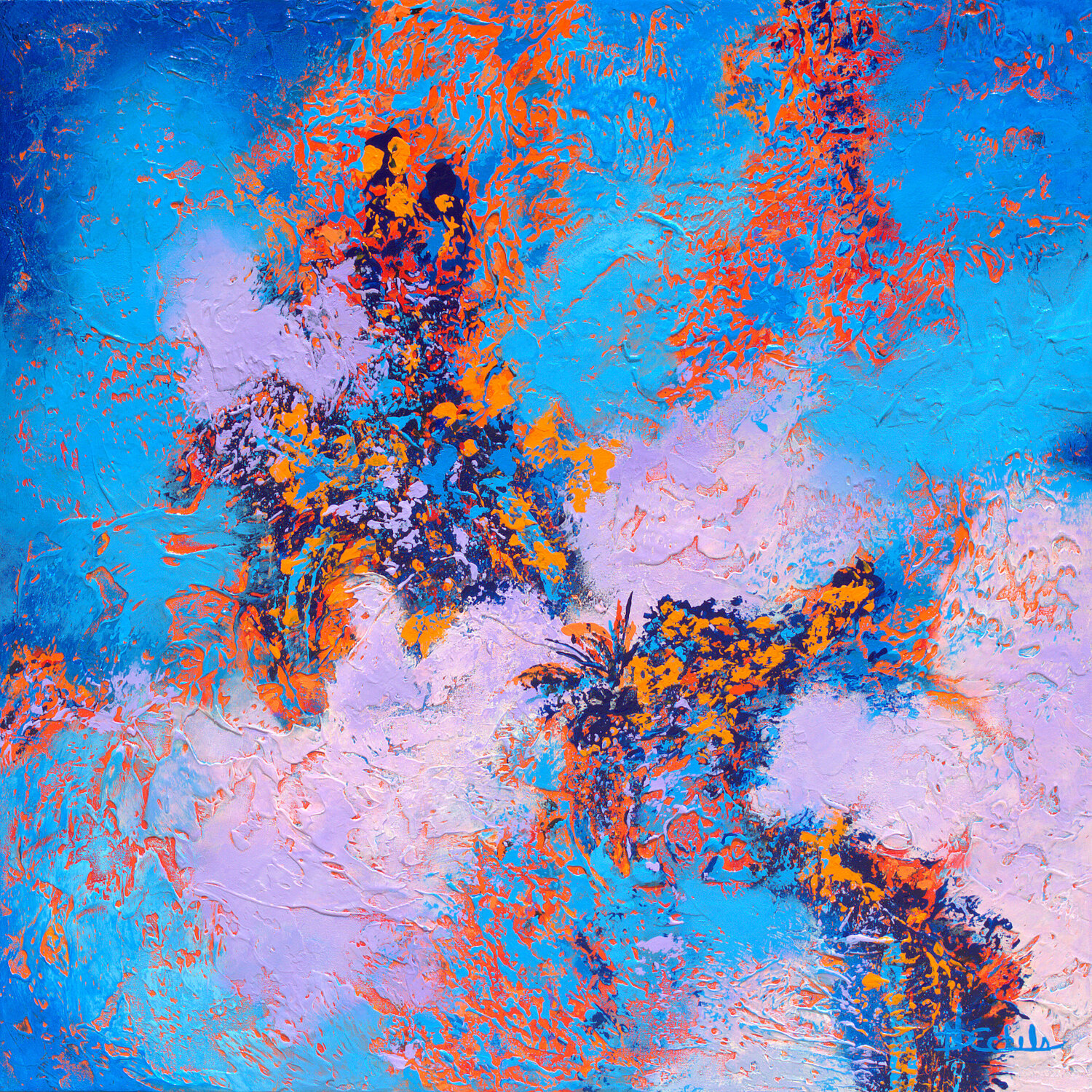 Pop and Pastel Nancy Eckels Original painting for sale