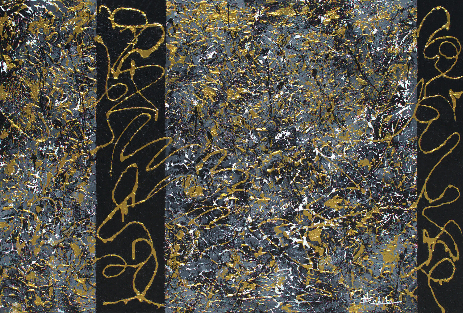 A Black Tie Affair Nancy Eckels Original painting for sale