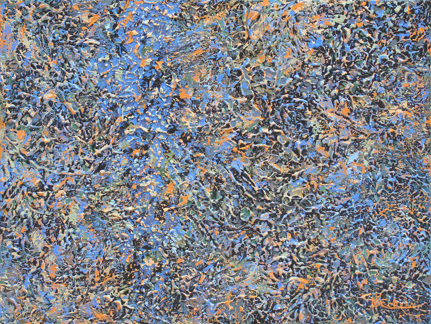 Watery Life Nancy Eckels Original painting for sale