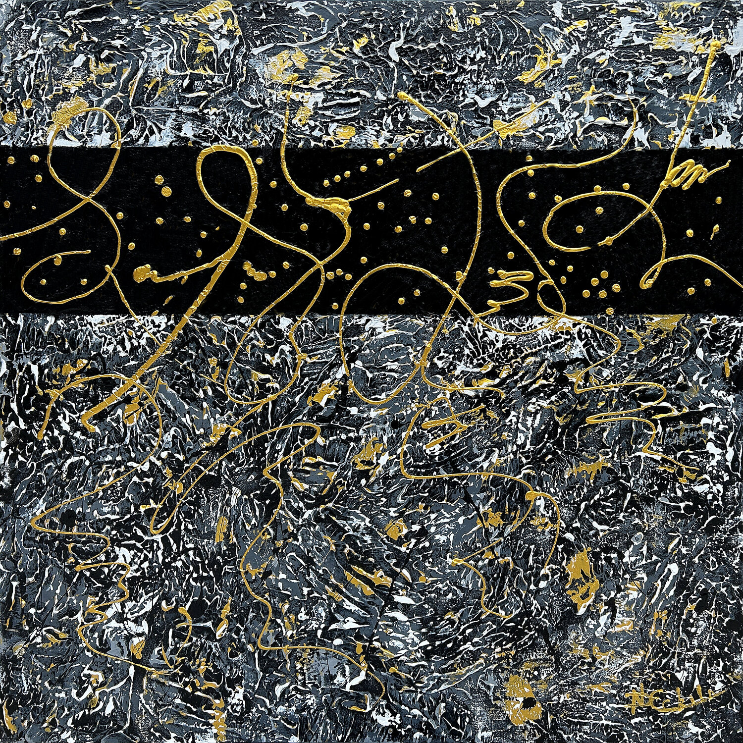 Black Tie and Bubbly Nancy Eckels Original painting for sale