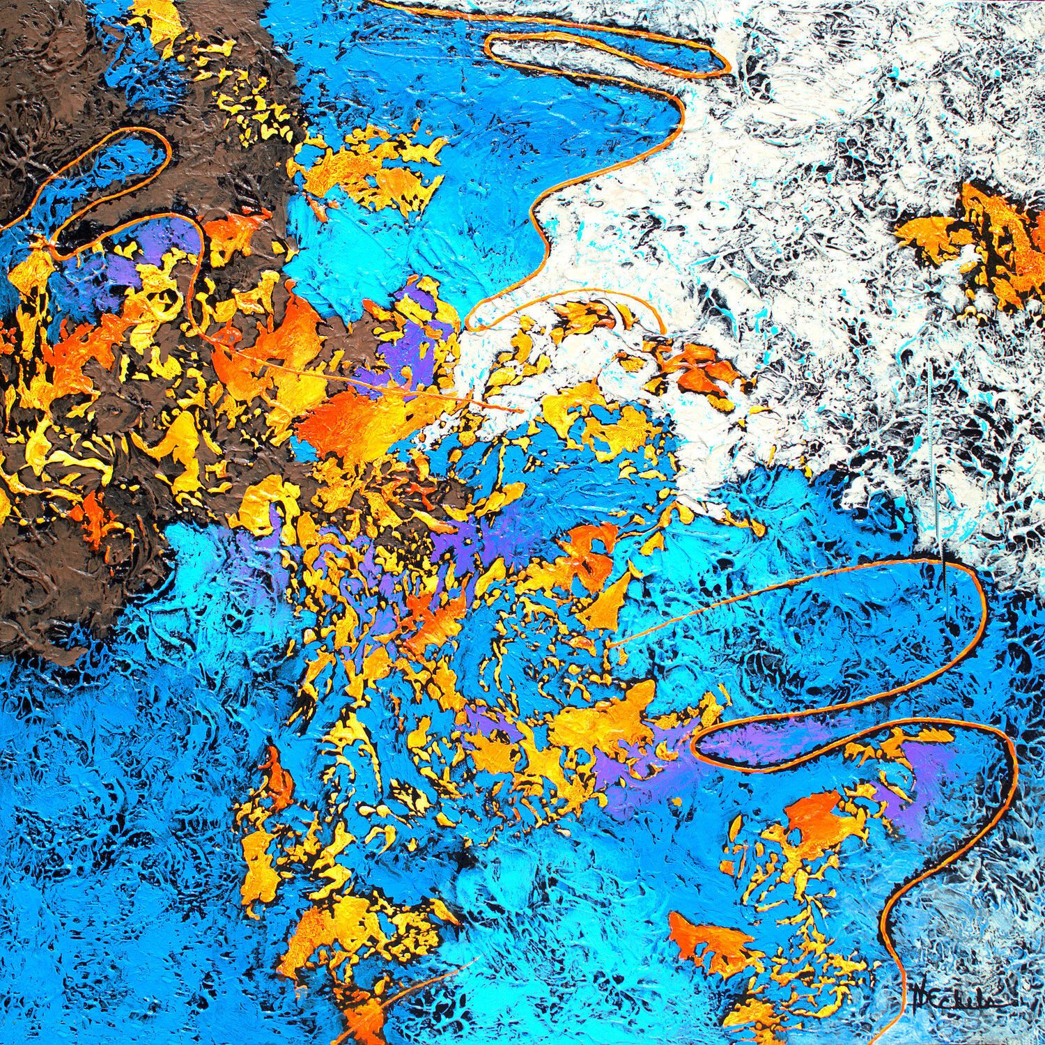 Sparks Nancy Eckels Original painting for sale