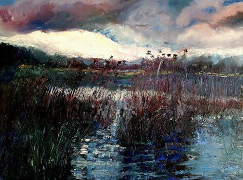"Silence speaks Loud" by Boguslawa Bryska, Painting for Sale on Select