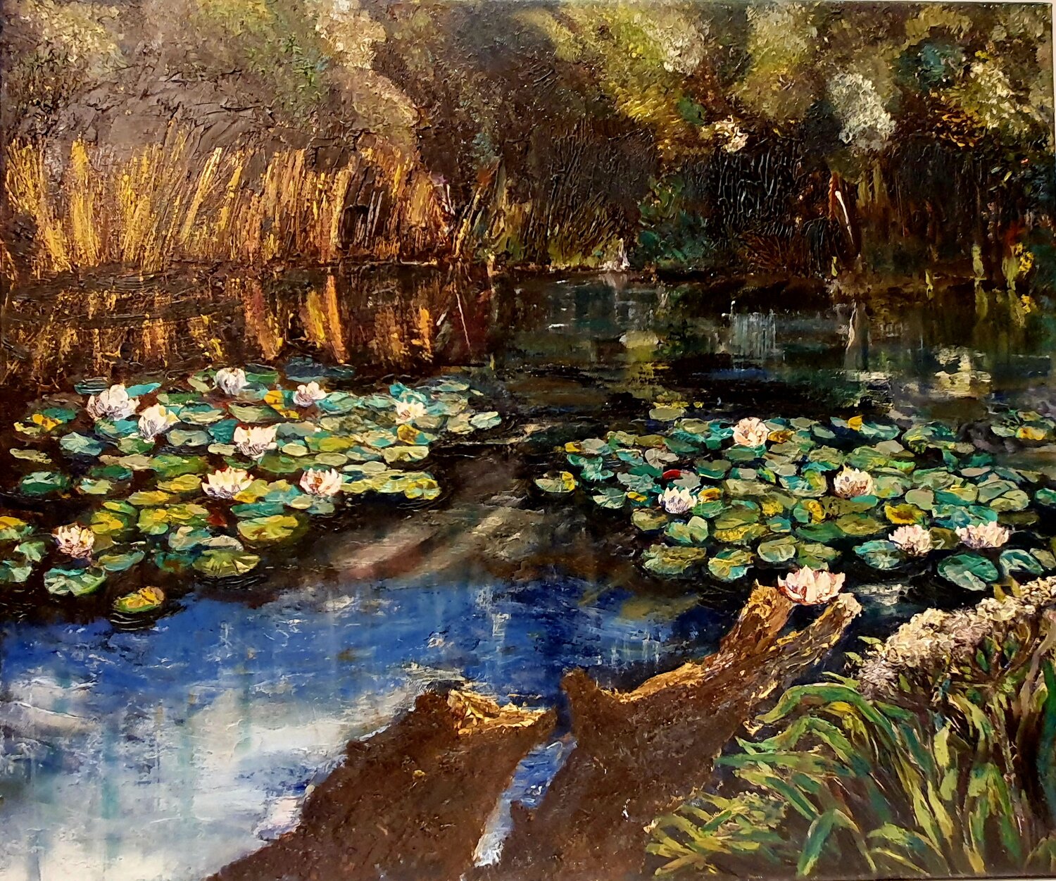 "It's so Quiet" Boguslawa Bryska Original painting for sale