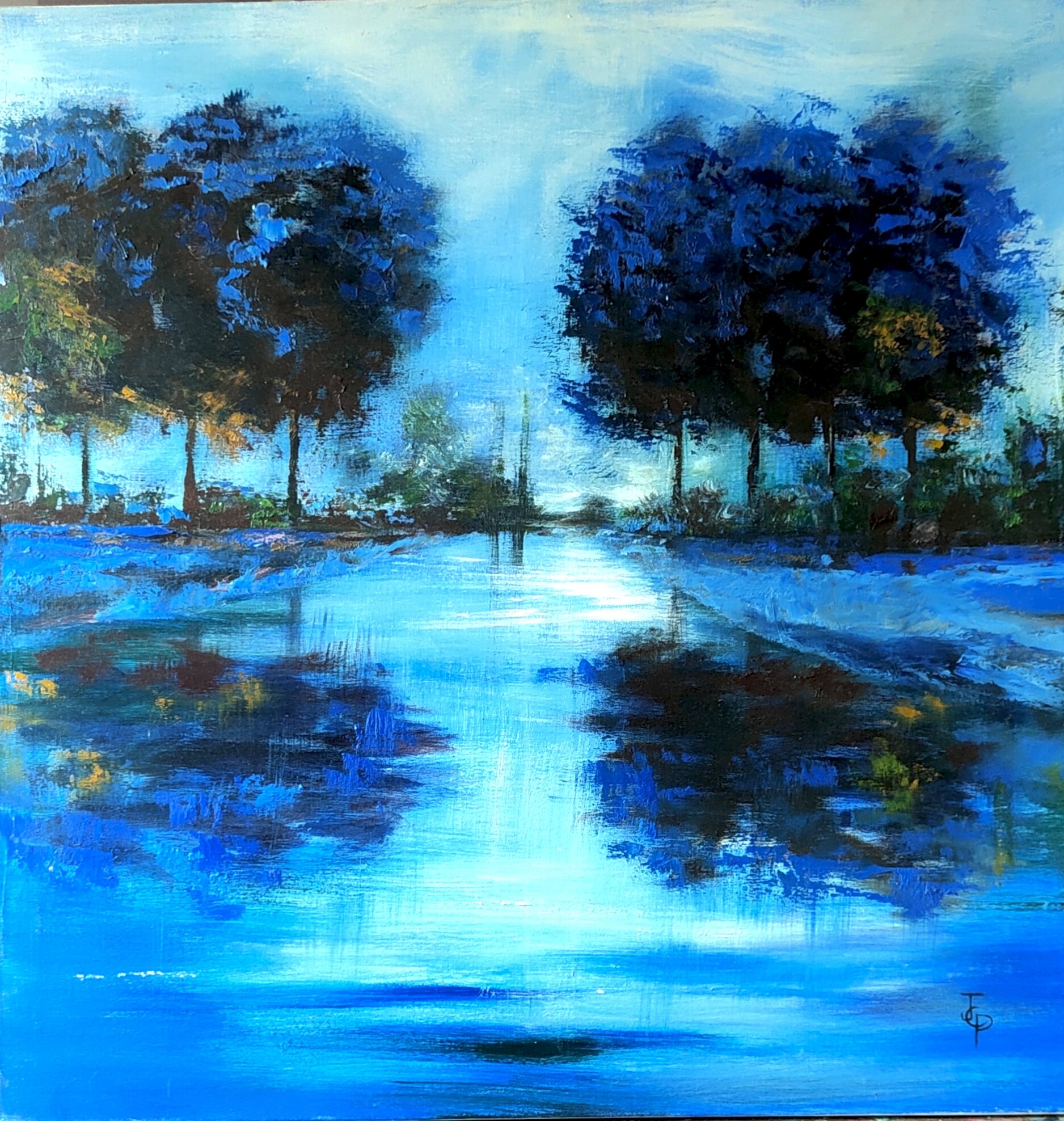 Les arbres bleus
