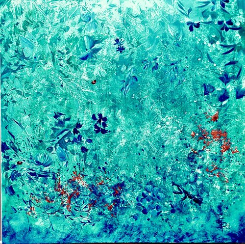 Carré vert biodiversité by Joëlle Poret, Painting for Sale on Select
