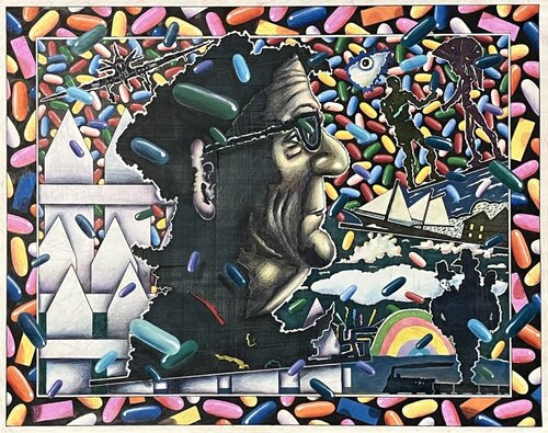 I Don't Want to Set the World on Fire by Paul Spina, Drawing for Sale on Select
