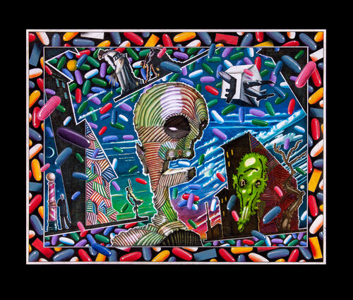 Without Papers by Paul Spina, Drawing for Sale on Select