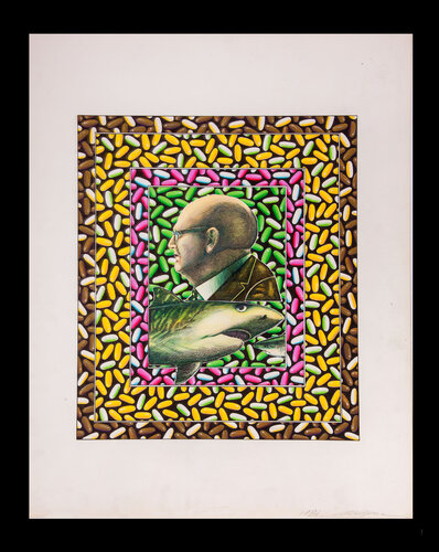 Negative Clank by Paul Spina, Drawing for Sale on Select