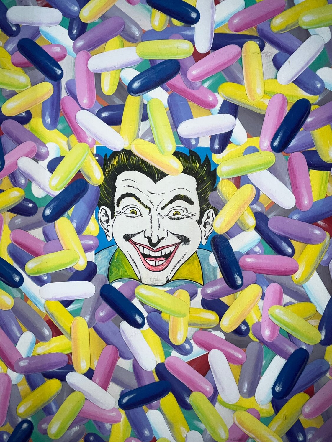 Joker Paul Spina Original painting for sale