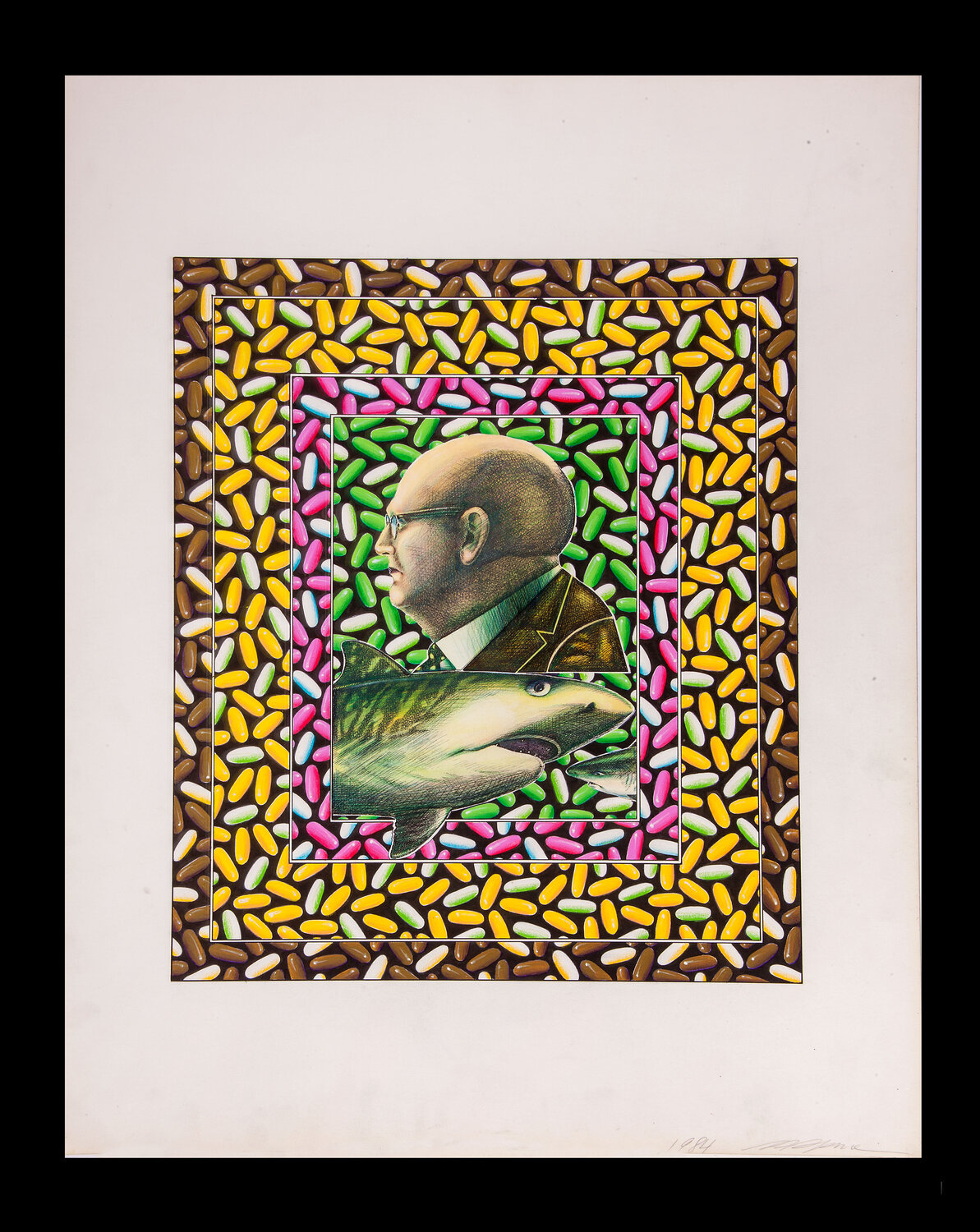 Negative Clank Paul Spina Drawing for sale