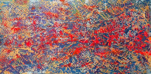 Blue Fire by Gregory Christeas, Painting for Sale on Select