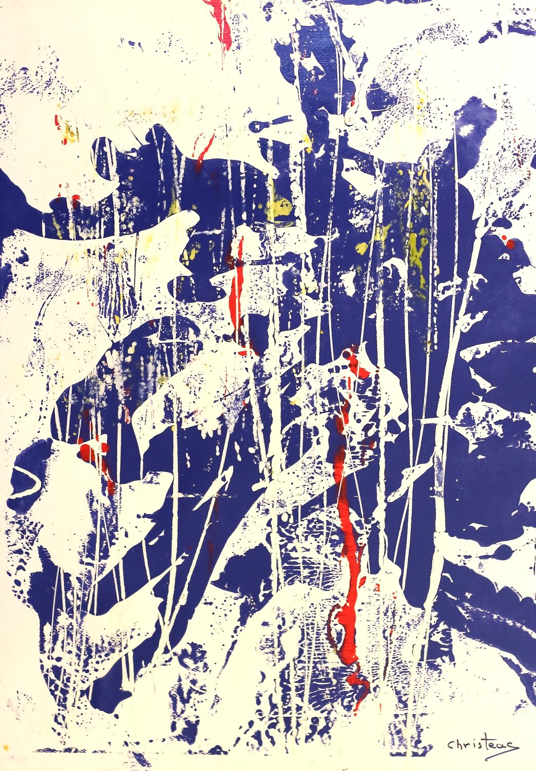 Marathon Runners Gregory Christeas Original painting for sale