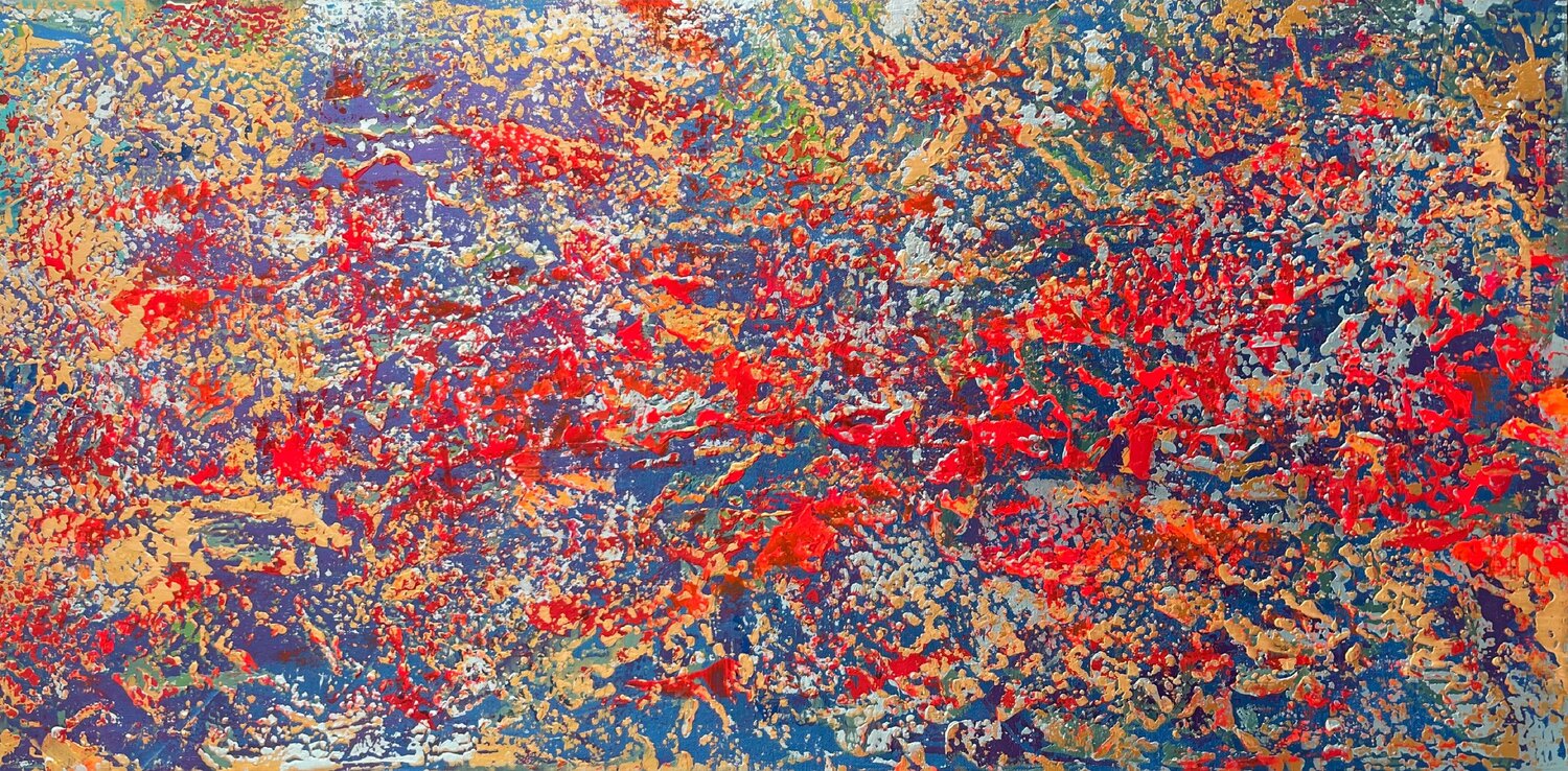Blue Fire Gregory Christeas Original painting for sale