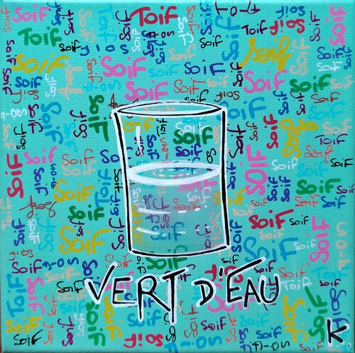 Vert d'Eau by KOA, Painting for Sale on Select