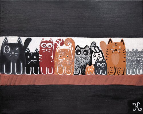 Cats by KOA, Painting for Sale on Select