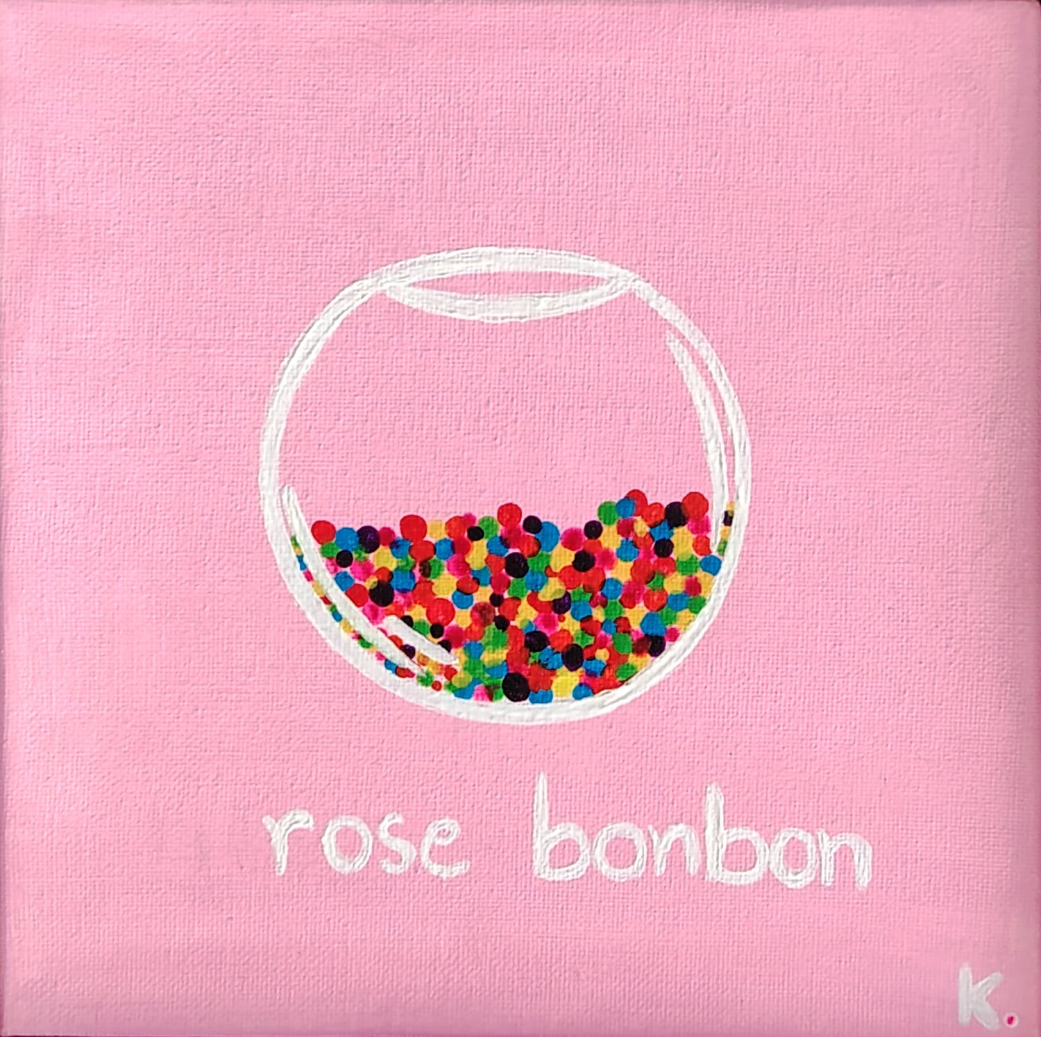 Rose Bonbon KOA Original painting for sale