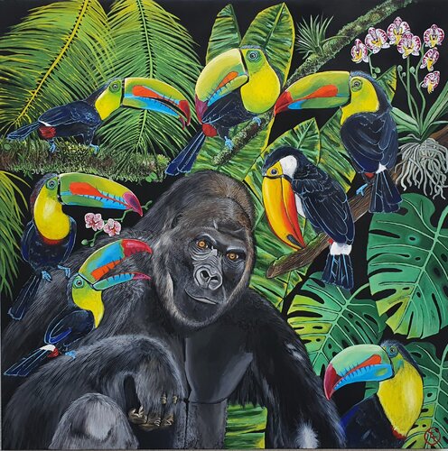 "Gorilla " by Tornado Twins, Painting for Sale on Select