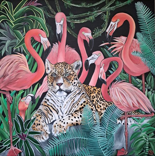 "Jaguar" by Tornado Twins, Painting for Sale on Select