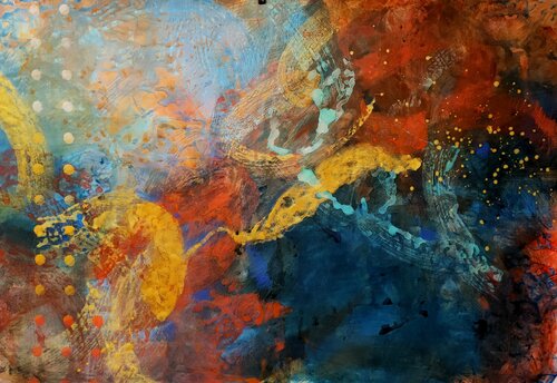 Inner Strom by Krisztina Megyeri, Painting for Sale on Select