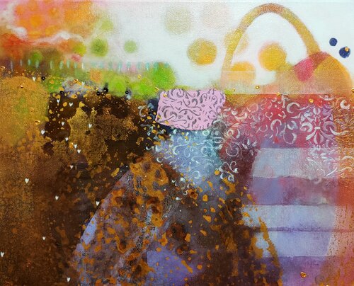 A Place beyond Time by Krisztina Megyeri, Painting for Sale on Select